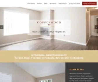 Copperwoodapartments.com(Copperwood Apartment Homes in Citrus Heights) Screenshot