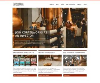 Copperworksdistilling.com(Copperworks Distilling) Screenshot