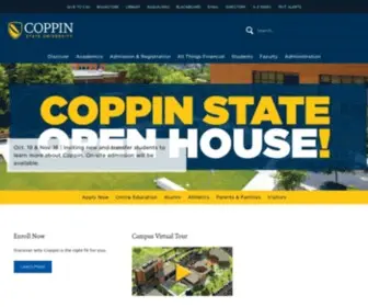 Coppin.edu(Coppin State University) Screenshot