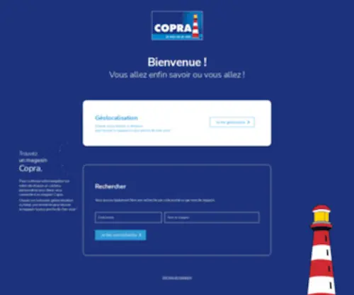 Copra.fr(Choix de mon magasin Copra) Screenshot
