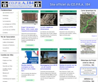 Copra184.org(CO.P.R.A.184 (A 104)) Screenshot