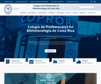 Coprobi.co.cr(Inicio) Screenshot