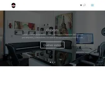 Coprohi.com(Venta de mobiliario para empresas y colectividades) Screenshot