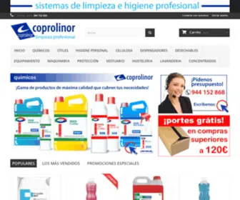 Coprolinor.com(Limpieza Profesional) Screenshot