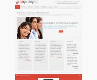 Coprosper.com(CoProsper Affiliate Network) Screenshot