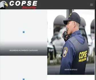 Copse.com.ec(Compañia privada de seguridad especial) Screenshot