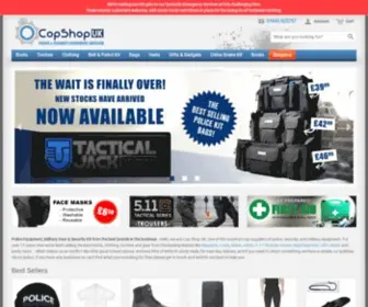 Copshopuk.com(Police Equipment) Screenshot