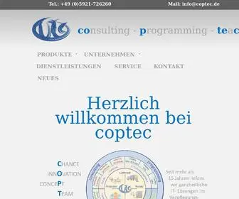 Coptec.de(Coptec GmbH) Screenshot