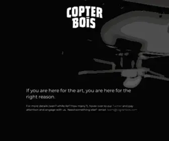 Copterbois.com(CopterBois) Screenshot