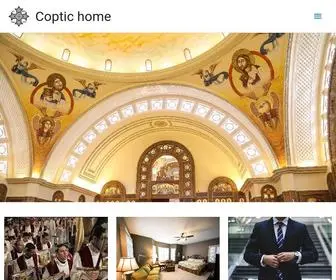 Coptic-Home.com(Coptic home) Screenshot