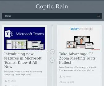 Coptic-Rain.com(Coptic Rain) Screenshot