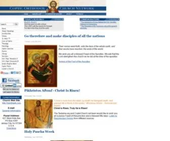 Copticchurch.net(The coptic orthodox church) Screenshot
