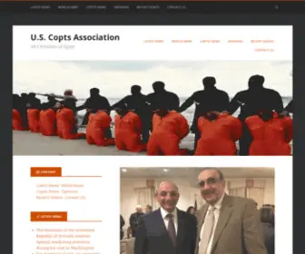 Copts.com(U.S Copts Association) Screenshot