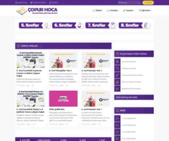 Copurhoca.com(Çopur Hoca) Screenshot