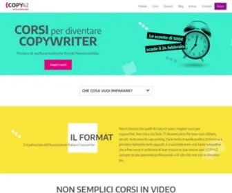 Copy42.it(Corsi tostissimi (ed etici) per diventare copywriter) Screenshot