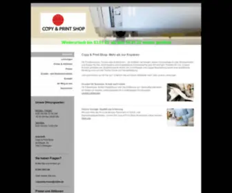 Copyandermann.de(Copy & Print Shop Andermann) Screenshot