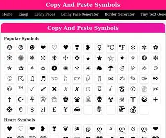 Copyandpastesymbols: Copyandpastesymbols.net - StatsCrop