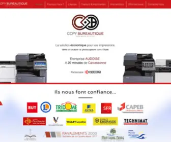 Copybureautique.com(Vente de Photocopieurs) Screenshot