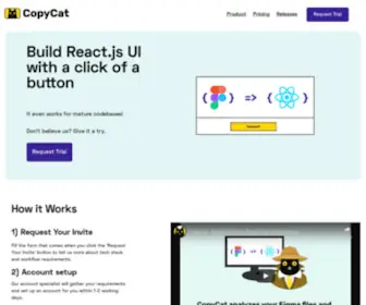 Copycat.dev(Figma Plugin For React.js Devs) Screenshot