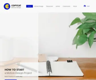 Copycatmotiondesign.com(Home) Screenshot