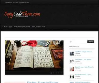 Copycodethree.com(Copycodethree) Screenshot