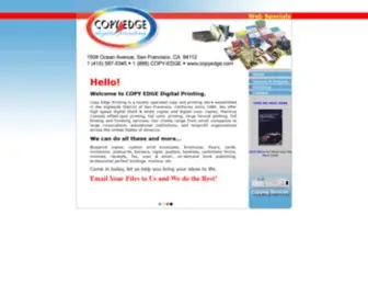 Copyedge.com(Copy Edge Printing) Screenshot