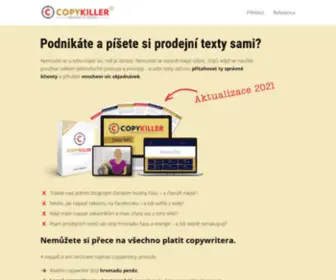 Copykiller.cz(Online kurz) Screenshot