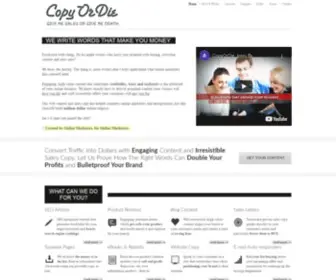 Copyordie.com(Killer SEO Content and Sales Copy for Online Marketers) Screenshot