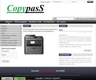 Copypass.lv(Kums) Screenshot