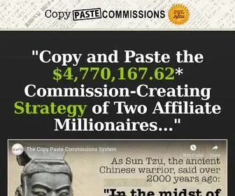 Copypastecommissions.net(Copy Paste Commissions) Screenshot