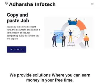 Copypastejob.in(Adharsha Infotech) Screenshot