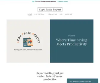 Copypastereport.com(Copypastereport) Screenshot