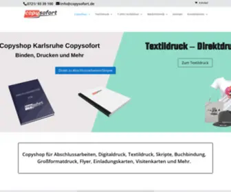 Copypointburscheid.de(Copyshop Karlsruhe an der Uni Copysofort) Screenshot