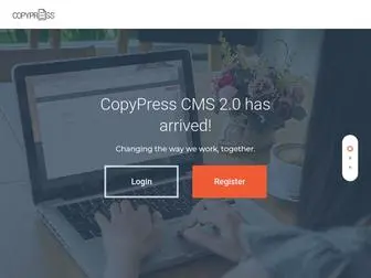 Copypresscms.com(Next Level Content Management System) Screenshot