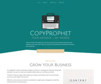 Copyprophet.com(CopyProphet) Screenshot