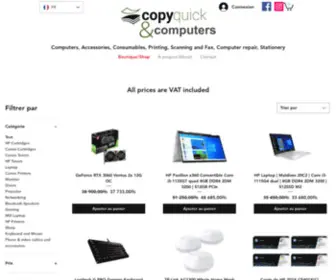 CopyQuickandcomputers.mu(Copyquick and computers Ltd) Screenshot