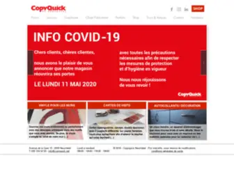 CopyQuick.net(Accueil) Screenshot