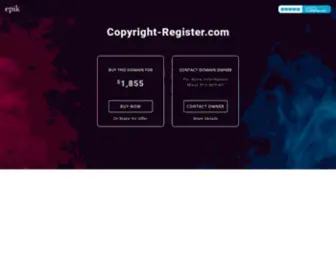 Copyright-Register.com(Copyright Register) Screenshot