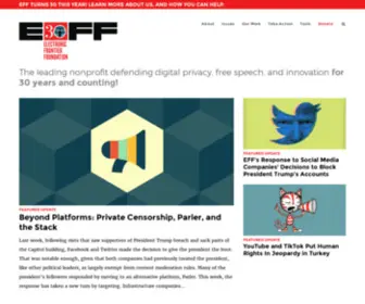 Copyright-Watch.org(Electronic Frontier Foundation) Screenshot