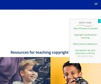 Copyrightandcreativity.org(12 Teaching Resources on Copyright and Fair Use) Screenshot