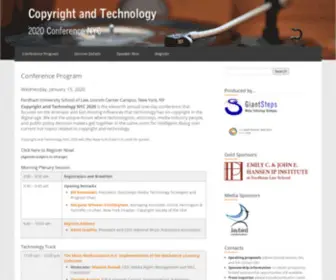 Copyrightandtechconf.com(Copyright and Technology) Screenshot