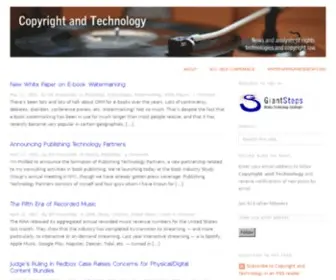 Copyrightandtechnology.com(Copyright and Technology) Screenshot