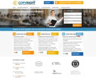 Copyright.com.br(Depósito de registro de Copyright) Screenshot