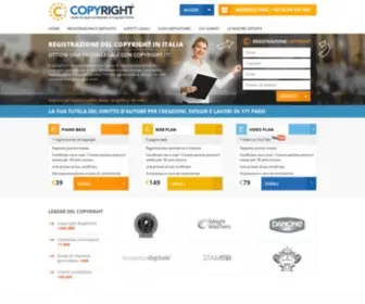 Copyright.it(IT ™ è il primo servizio di copyright in Italia e in Europa per le registrazioni di copyright ©) Screenshot