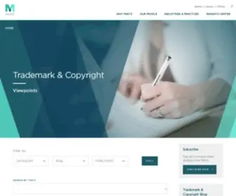 Copyrighttrademarkmatters.com(Trademark & Copyright) Screenshot