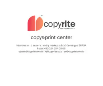 Copyrite.com.tr(Tüm dijital baskı sistemleri tabaka dijital baskı) Screenshot