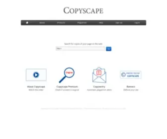 Copyscape.com(Copyscape) Screenshot