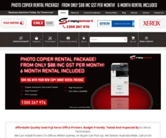 Copysmart.com.au(Buy or Rent Photocopiers in Sydney) Screenshot