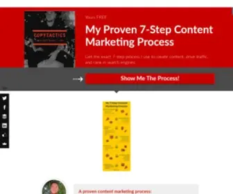 Copytactics.com(Content Marketing That Grows Your Business) Screenshot
