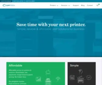 Copytechgroup.co.uk(Trusted Photocopier and Printer Supplier) Screenshot